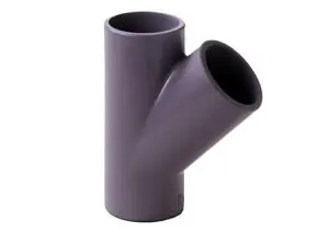 T a 45° ABS metrico GF+-Tubiplast