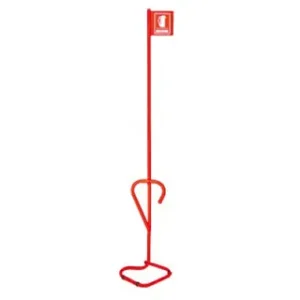 PIANTANA PORTA ESTINTORE ROSSA COM. DI SEG. A BANDIERA