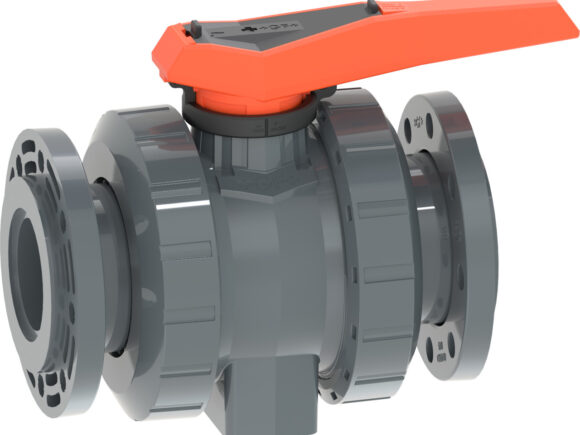 VALVOLA A SFERA 546 FLANGIATA PVC/EPDM