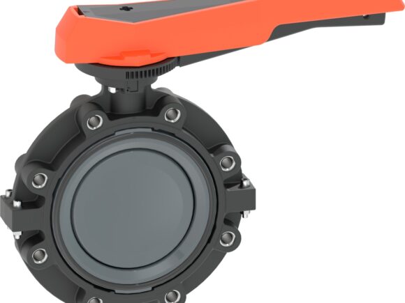 VALVOLA A FARFALLA 578 LEVA LUG PVC/EPDM