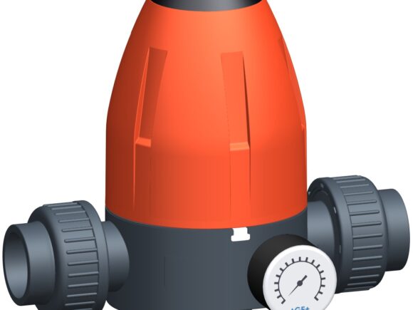 RIDUTTORE DI PRESSIONE 582 PVC/EPDM CON MANOMETRO