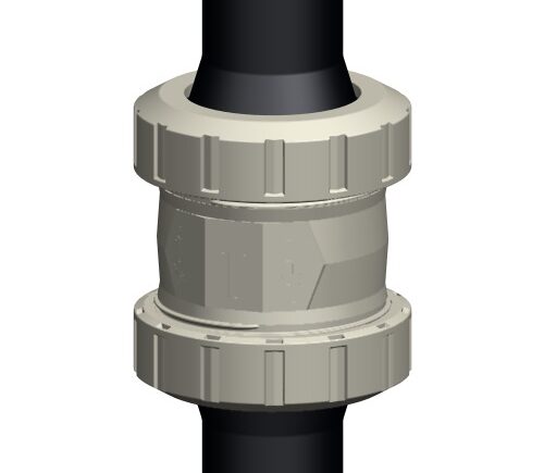VALVOLA DI RITEGNO 561 PP/EPDM TL PE SENZA MOLLA