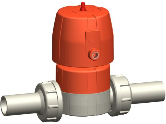 VALVOLA A MEMBRANA PNEUMATICA PP/EPDM NC