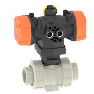 VALVOLA A SFERA 251 PP/EPDM PNEUMATICA NORMALMENTE CHIUSA