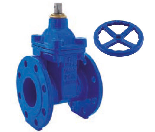 SARACINESCA IN GHISA CORPO PIATTO CUNEO GOMMATO  + VOLANTINO