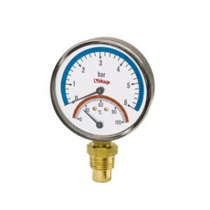 TERMO MANOMETRO ATTACCO RADIALE