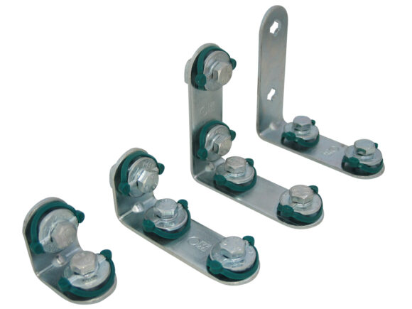 SQUADRETTA 90° CON DADI SCORRIM. PREASSEMBLATO SU 2 LATI