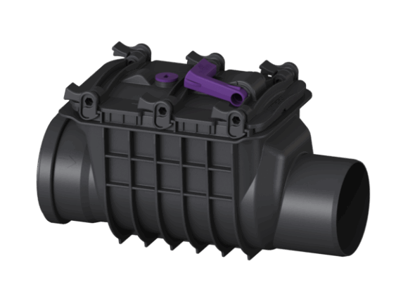 VALVOLA ANTIRIFLUSSO DOPPIA CERNIERA INOX AD ESAURIMENTO