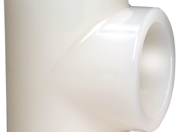 TE A 90 GRADI TIF PVDF