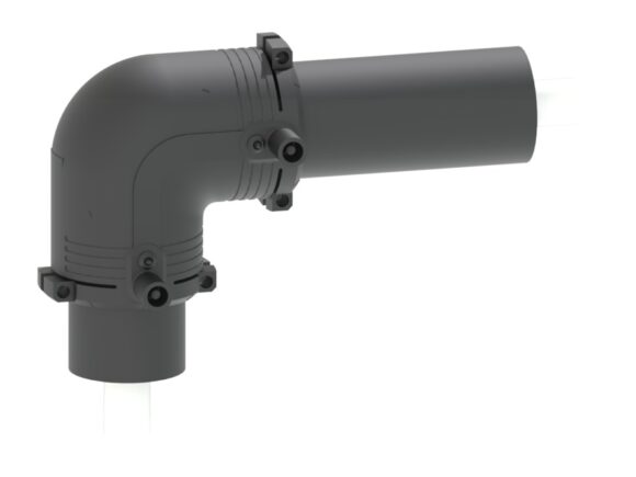 GOMITO 90 GRADI PVDF/PE