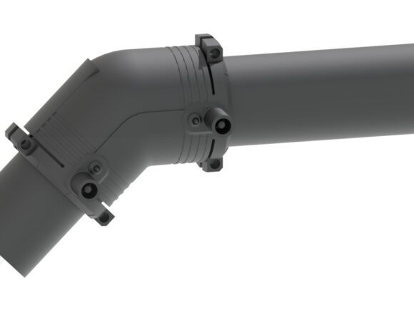 GOMITO 45 GRADI PVDF/PE