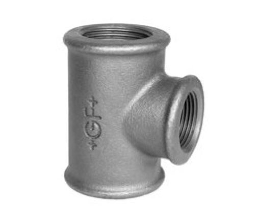 TEE RIDOTTO FIGURA 130 ZINCATO CUORE BIANCO