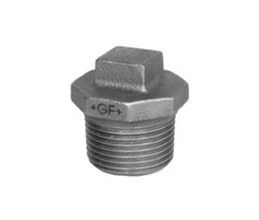 TAPPO MASCHIO FIGURA 290 ZINCATO CUORE BIANCO