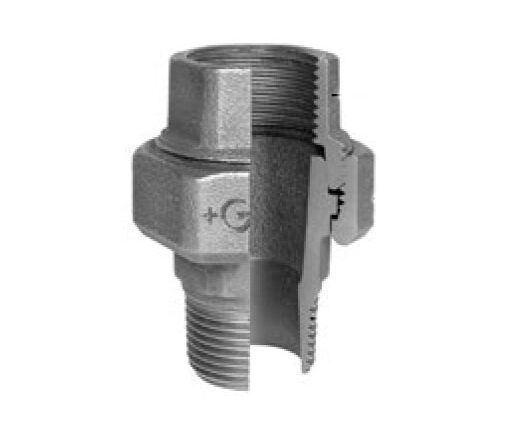 BOCCHETTONE FIGURA 341 ZINCATO MASCHIO/FEMMINA SEDE CONICA