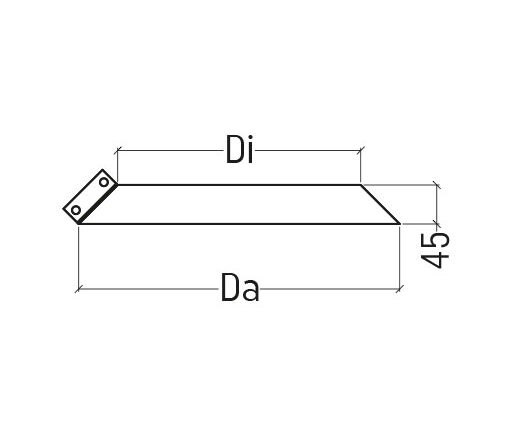 WJR/46 FASCIA ANTINTEMPERIE RAME