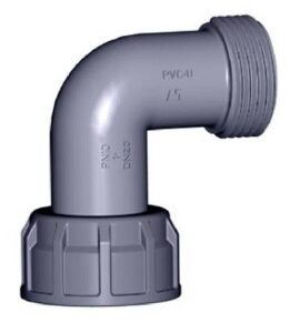 GOMITO A TE FILETTATO