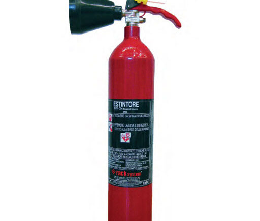 ESTINTORE PORTATILE A CO2 KG.2 UNI/EN 3/7 34B