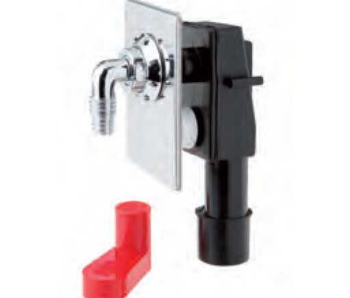 SIFONE LAVATRICE PORTAGOMMA CROMATO