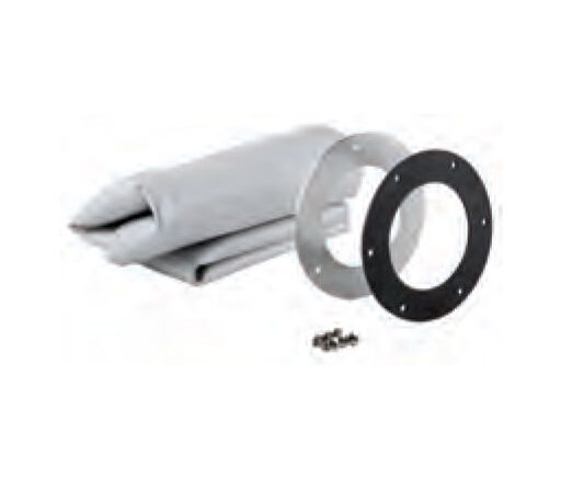 FLANGIA ACCIAIO COMPLETA GUARNIZIONE E VITI