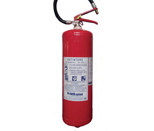 ESTINTORE PORTATILE A POLVERE KG.9 UNI/EN 3/7 55A 233 BC