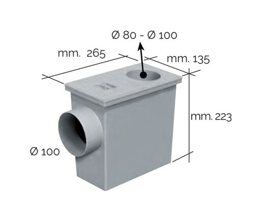 POZZETTO PER PLUVIALE